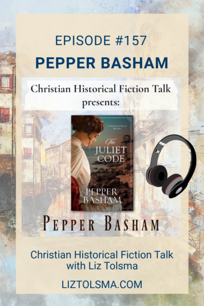 Pepper Bashsam, The Juliet Code, Christian Historical Fiction Talk
