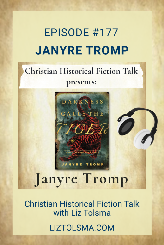 Janyre Tromp, Darkness Calls the Tiger, Christian Historical Fiction Talk