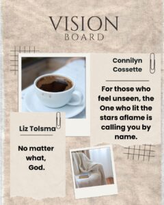 Reading vision board